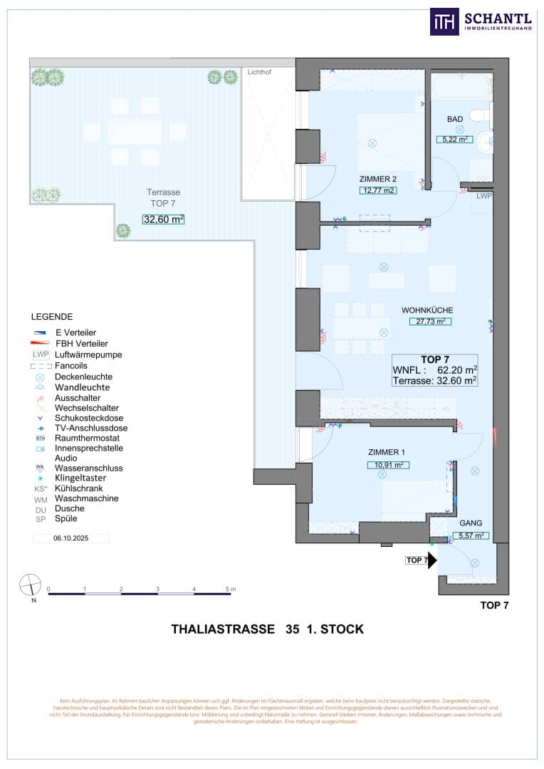 Wohnung mit 32 m² Terrasse und Erstbezug nach hochwertiger Komplettsanierung