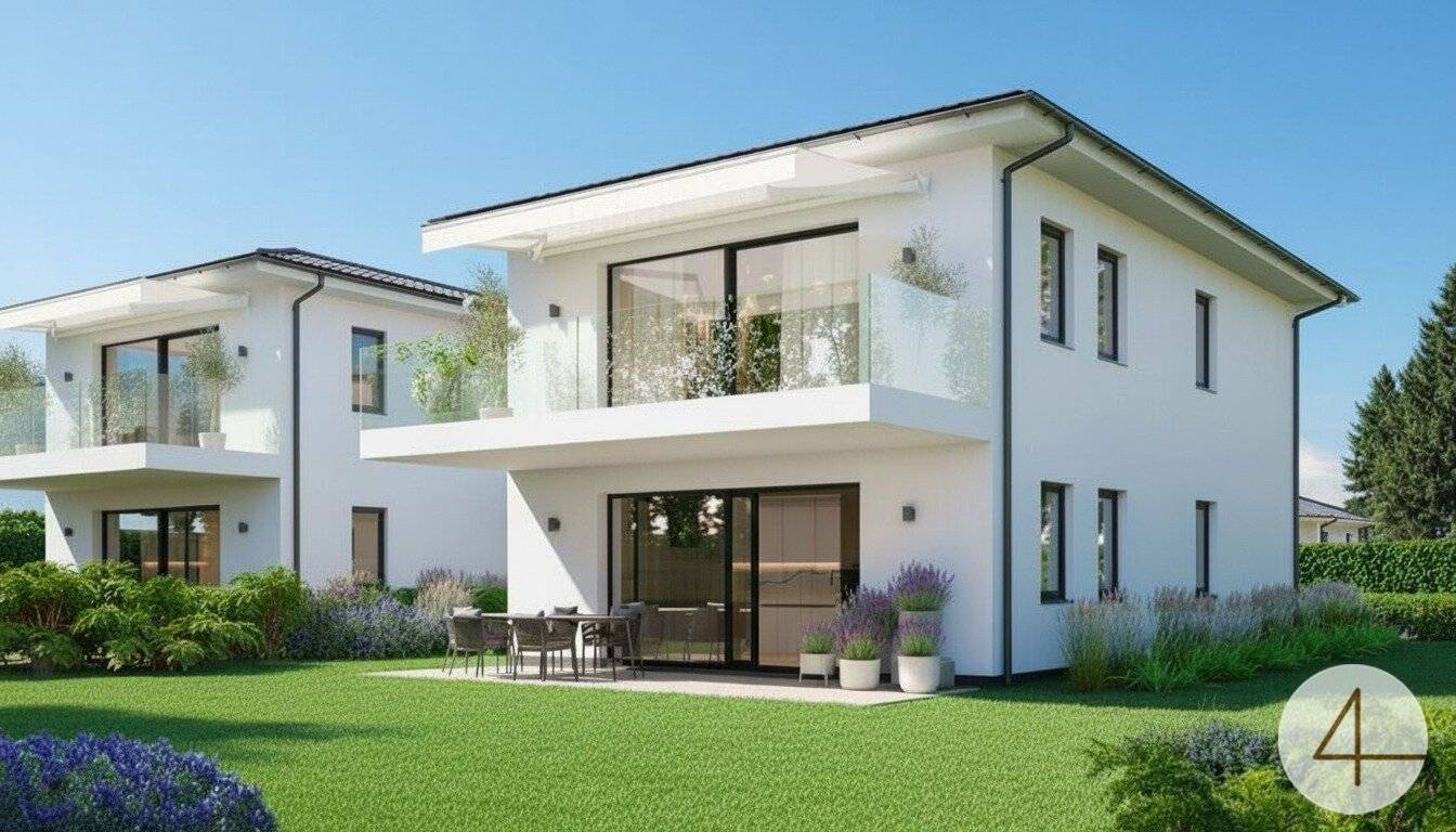 Wohnung Neubau Erstbezug mit Balkon und Garten