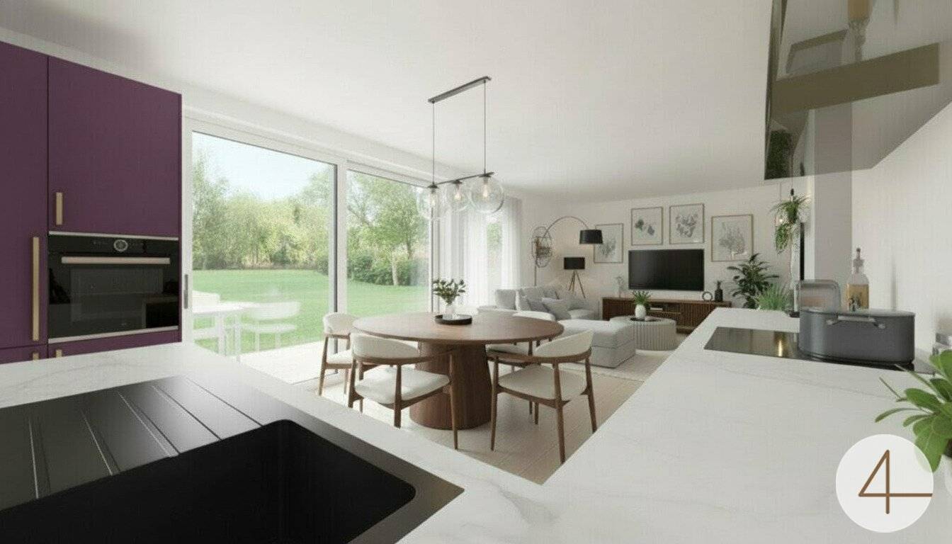 Wohnung Neubau Erstbezug mit Balkon und Garten
