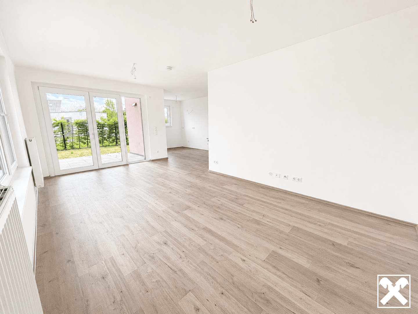 Apartment with garden and terrace in a new build project