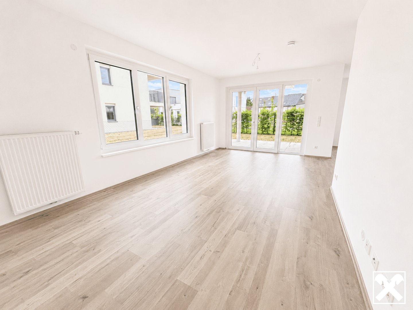 Apartment with garden and terrace in a new build project