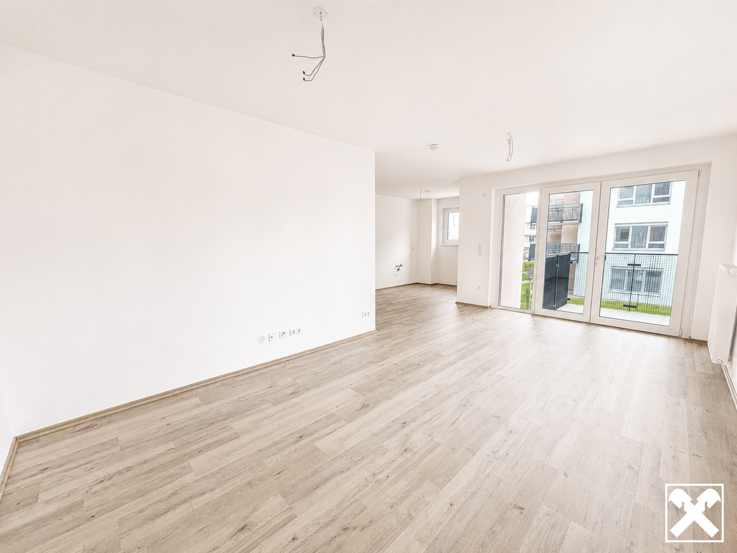 Energy efficient new build apartment with underground parking