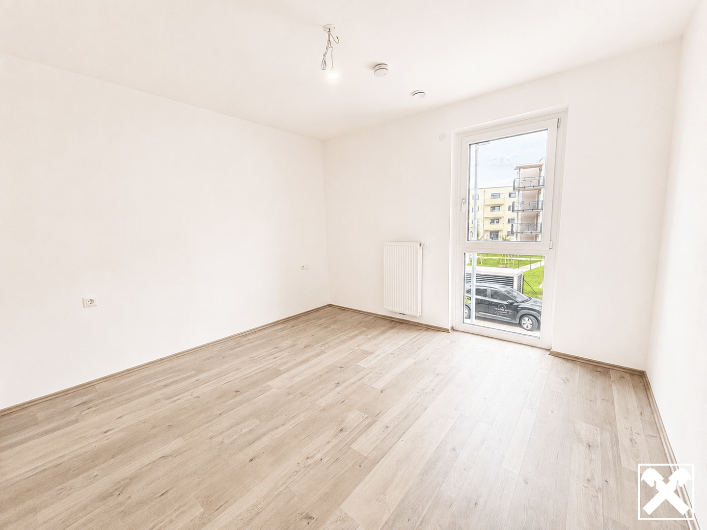 Energy efficient new build apartment with underground parking