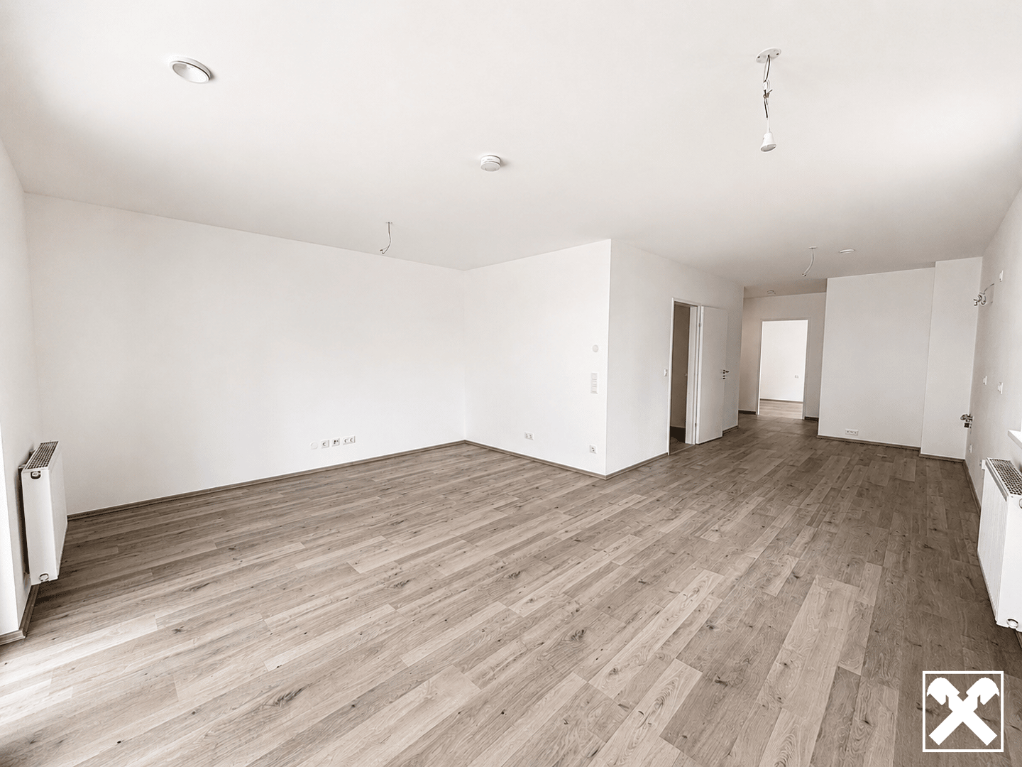 Newly built apartment with terrace and private garden