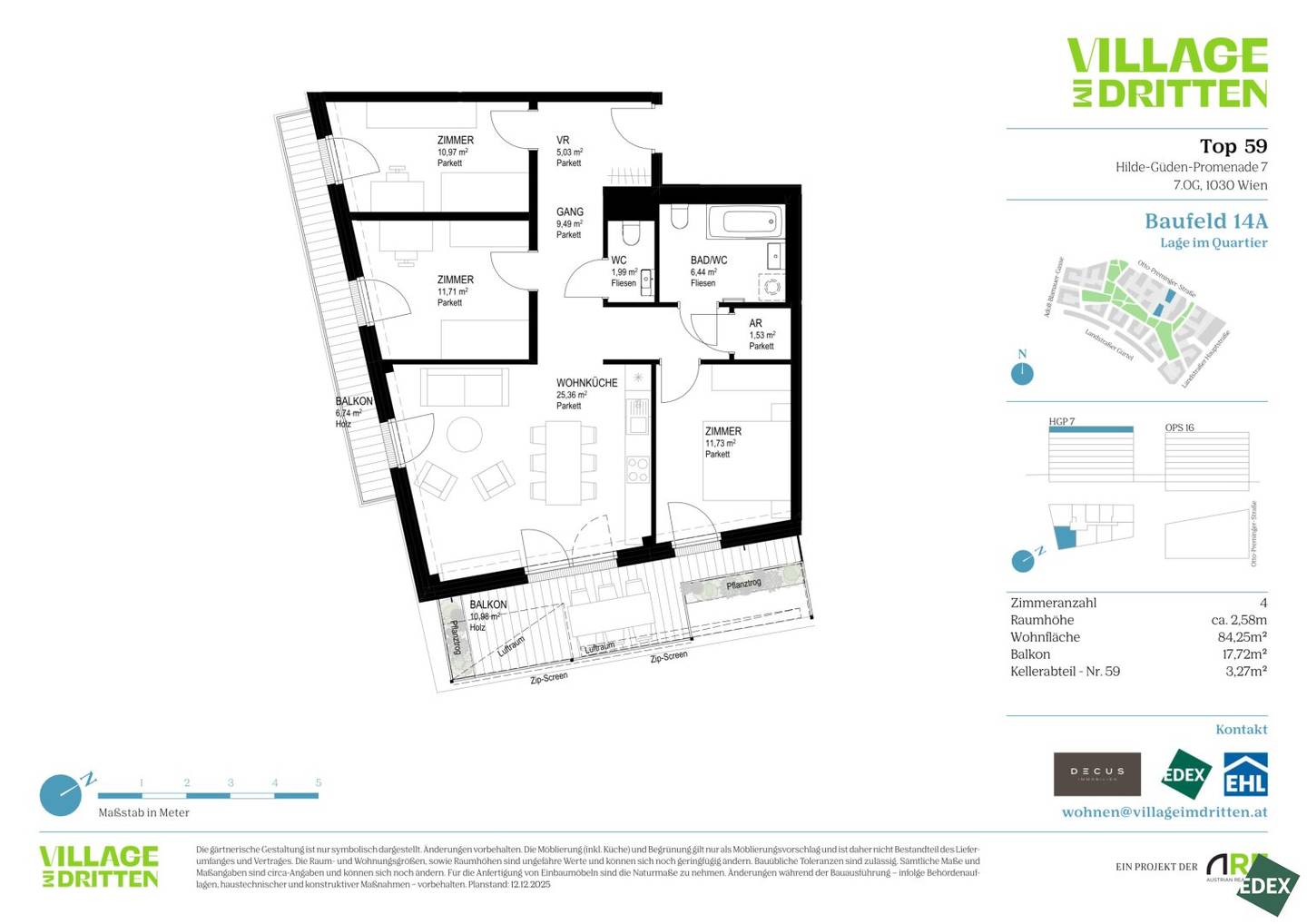 Apartment at Bert Brecht Park commission free