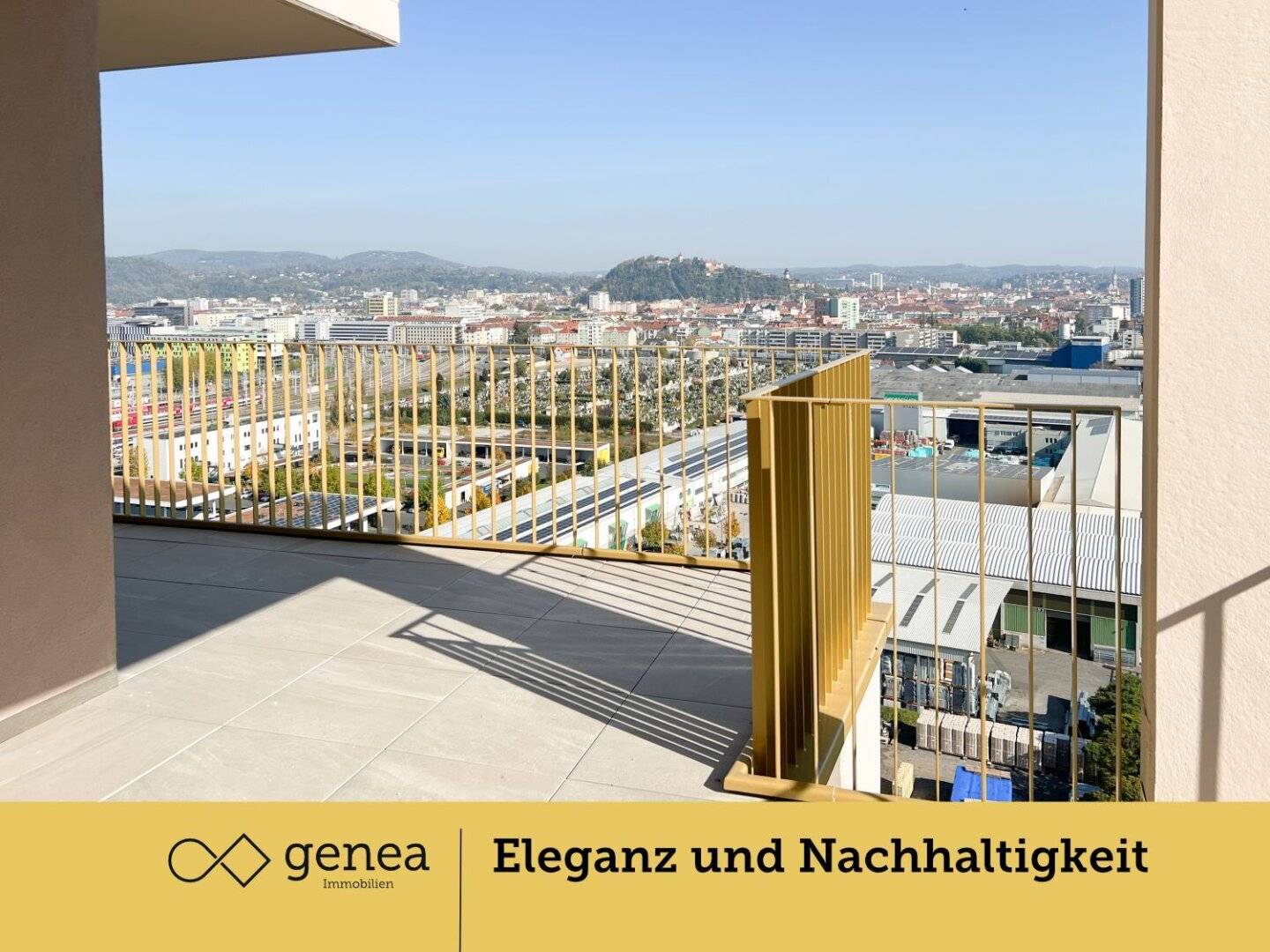Bright apartment with balcony and district heating