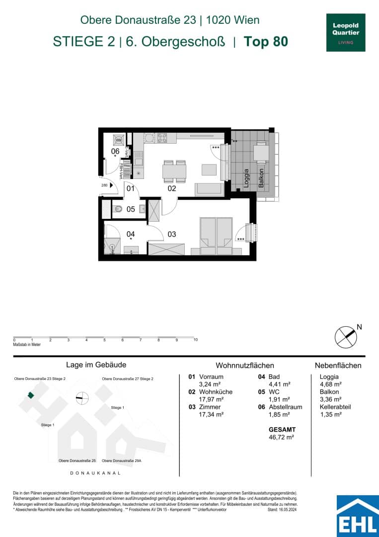 Wohnung Neubau Holz Hybrid Erstbezug Loggia