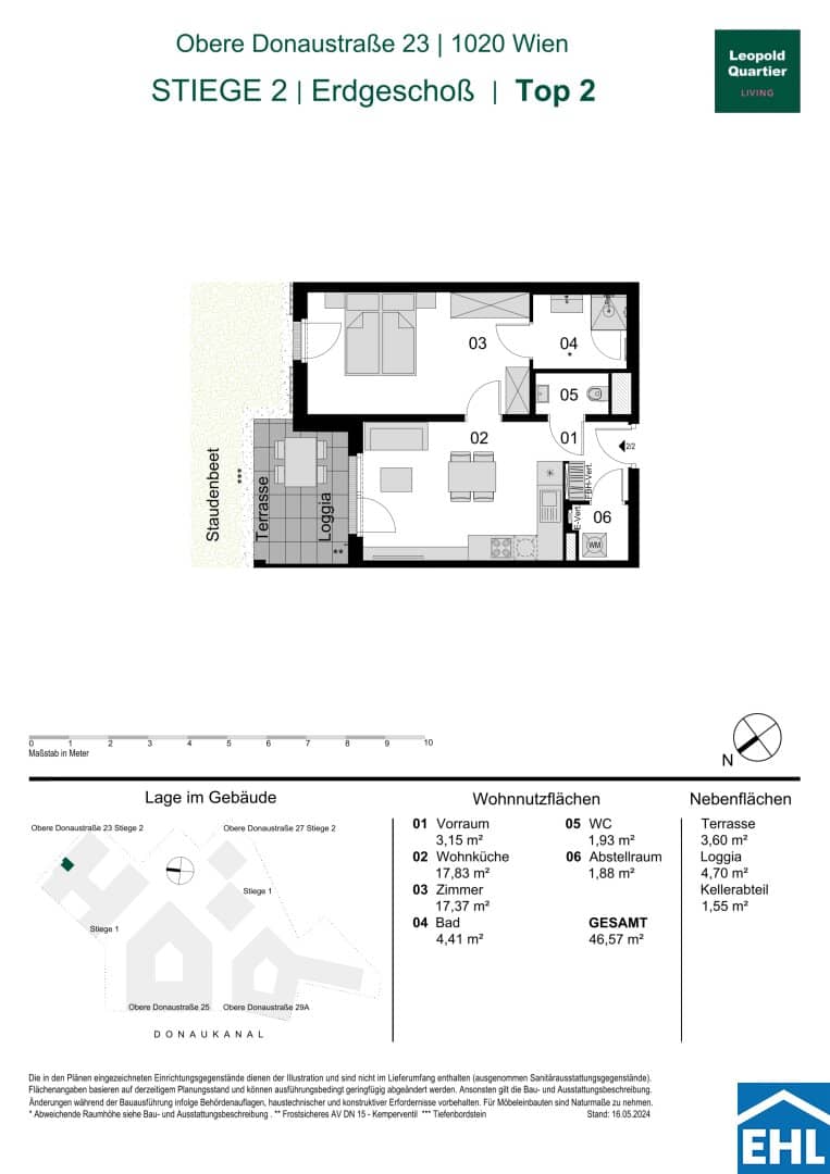 New build apartment wood hybrid geothermal Augarten