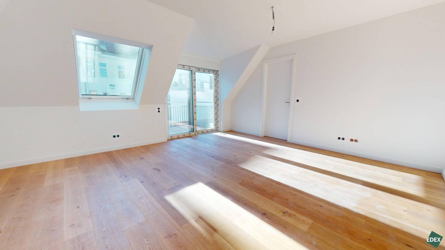 Neubauwohnung am Kutschkermarkt mit Südbalkon
