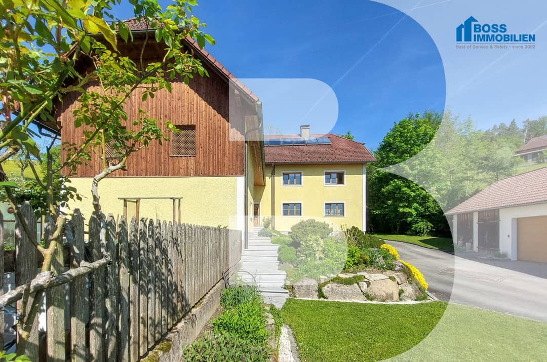 Sacherl in Hartkirchen – 2 Wohneinheiten, 3,4 ha Nutzgrund