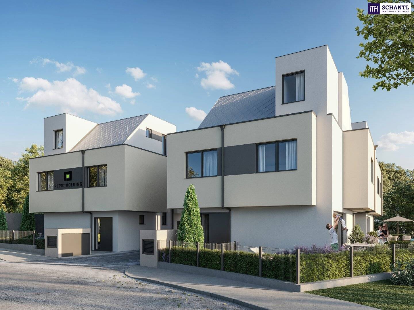 Family home with garden and terrace in Vienna Floridsdorf
