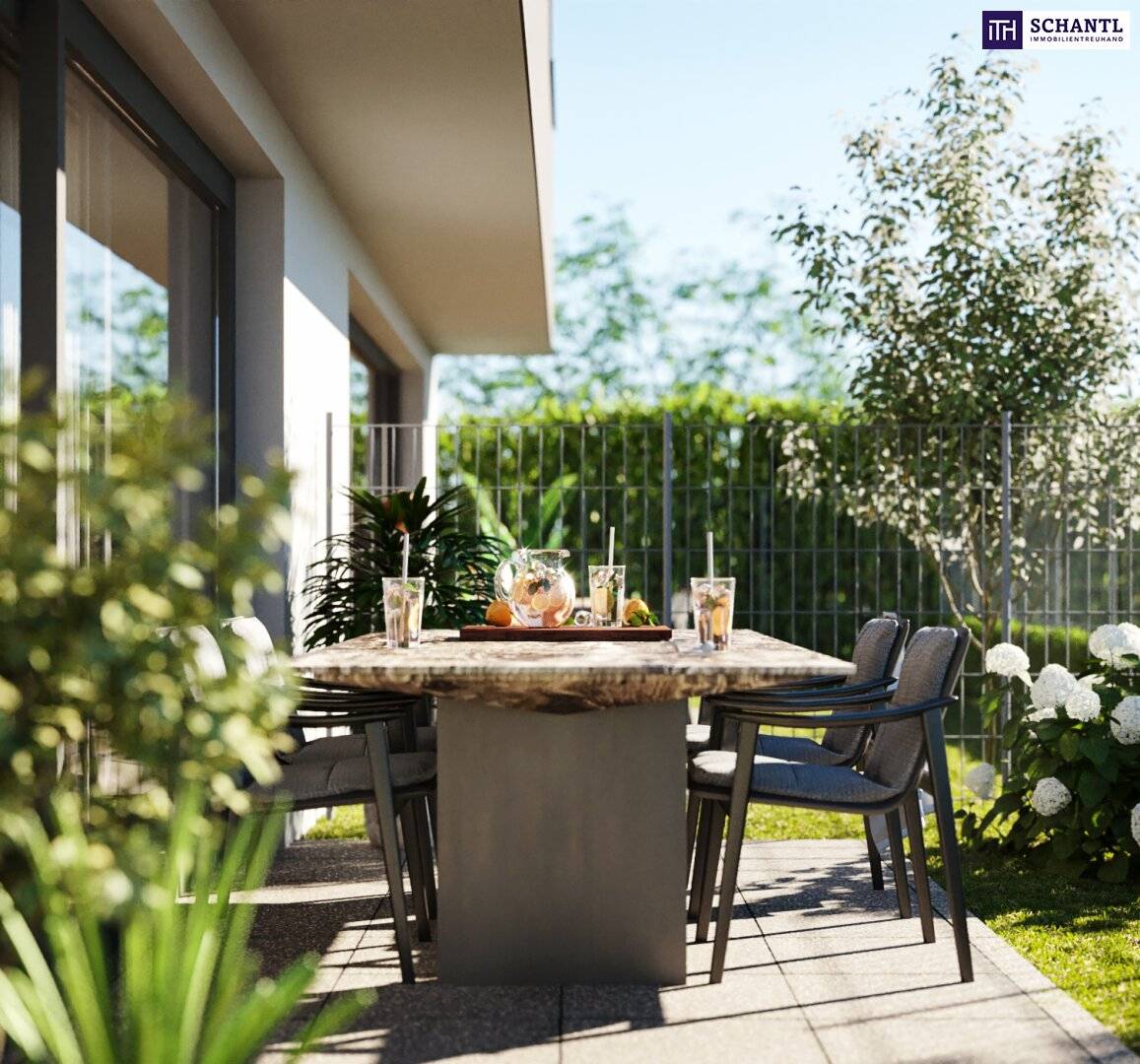 Family home with garden and terrace in Vienna Floridsdorf