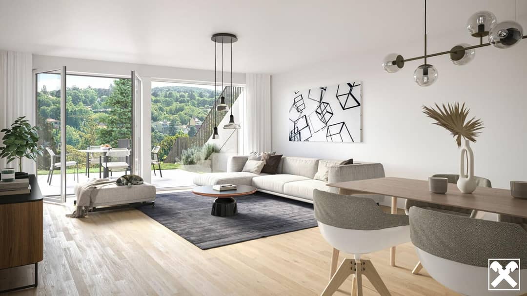 Visualisierung Gartenwohnung