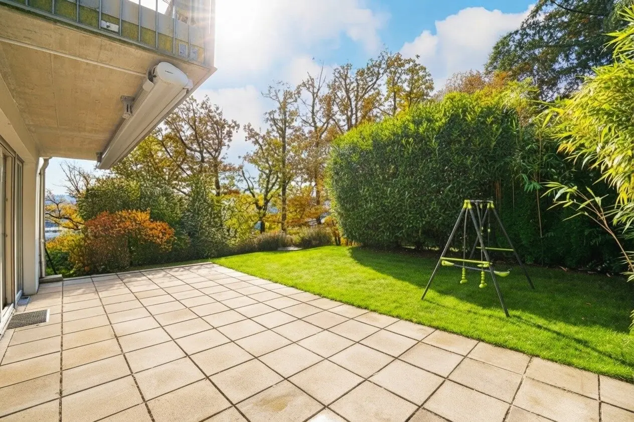 Wohnung in ruhiger Grünlage am Loudonschen Wald mit Garten und Terrasse