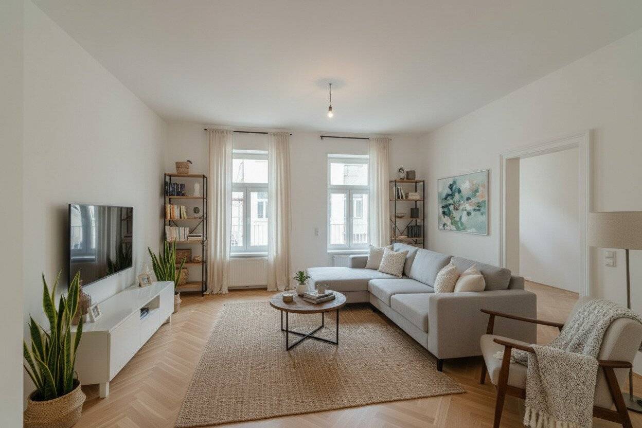 New Exceptional 3 Room Old Building Apartment With Balcony