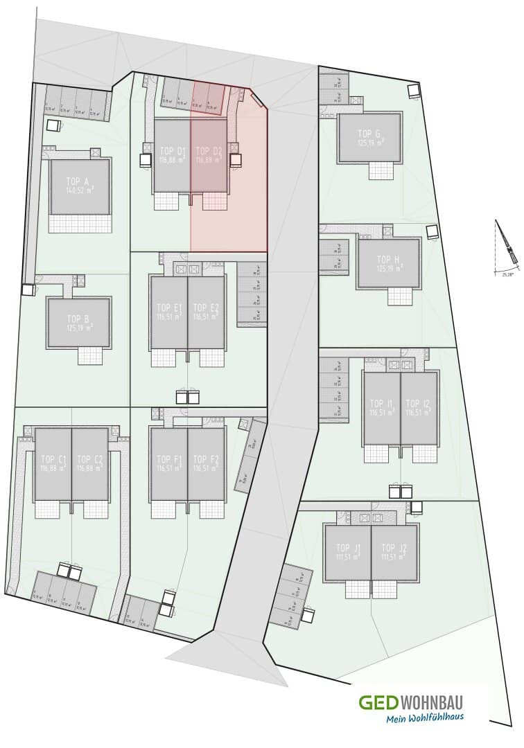 Doppelhaushälfte mit rd. 117 m² WNFL in Großebersdorf - Neubau, Erstbezug, Provisionsfrei direkt vom Bauträger!