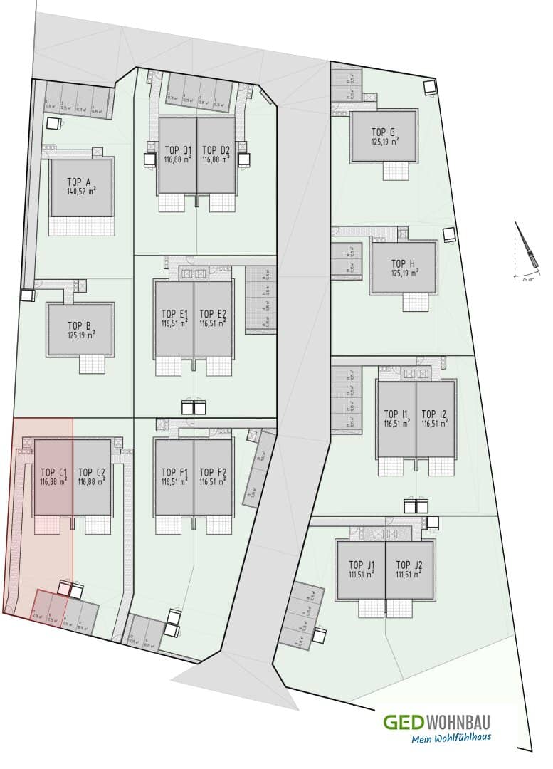 Energy-saving, modern semi-detached house in Großebersdorf: commission-free directly from the developer