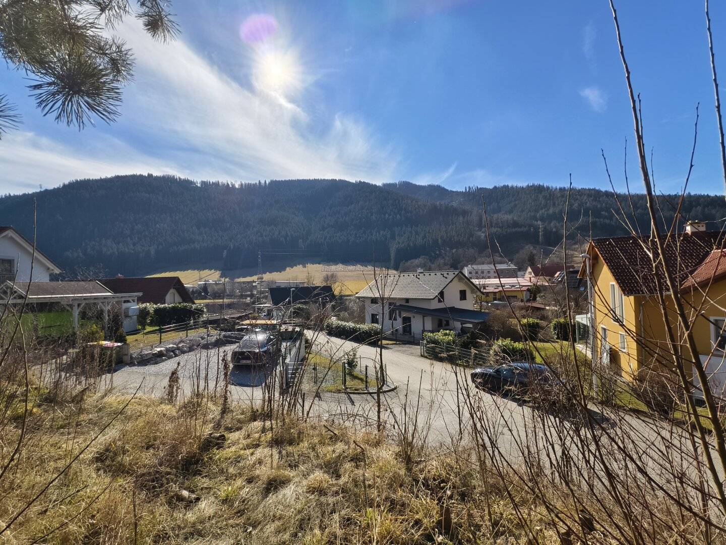 Sunny building plot in Kapfenberg in elevated location commission free for buyers