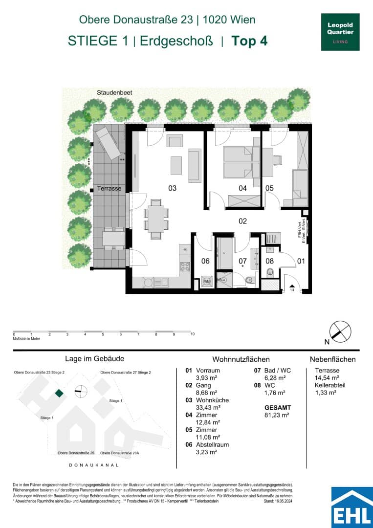 Wohnung im Holz Hybrid Quartier Geothermie