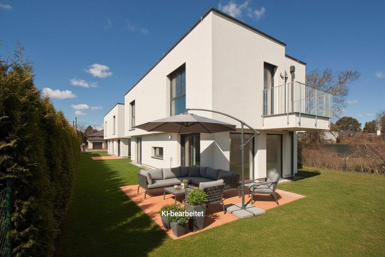 Einfamilienhaus in Wien-Donaustadt, Ziegelmassiv, Garten & Stellplatz