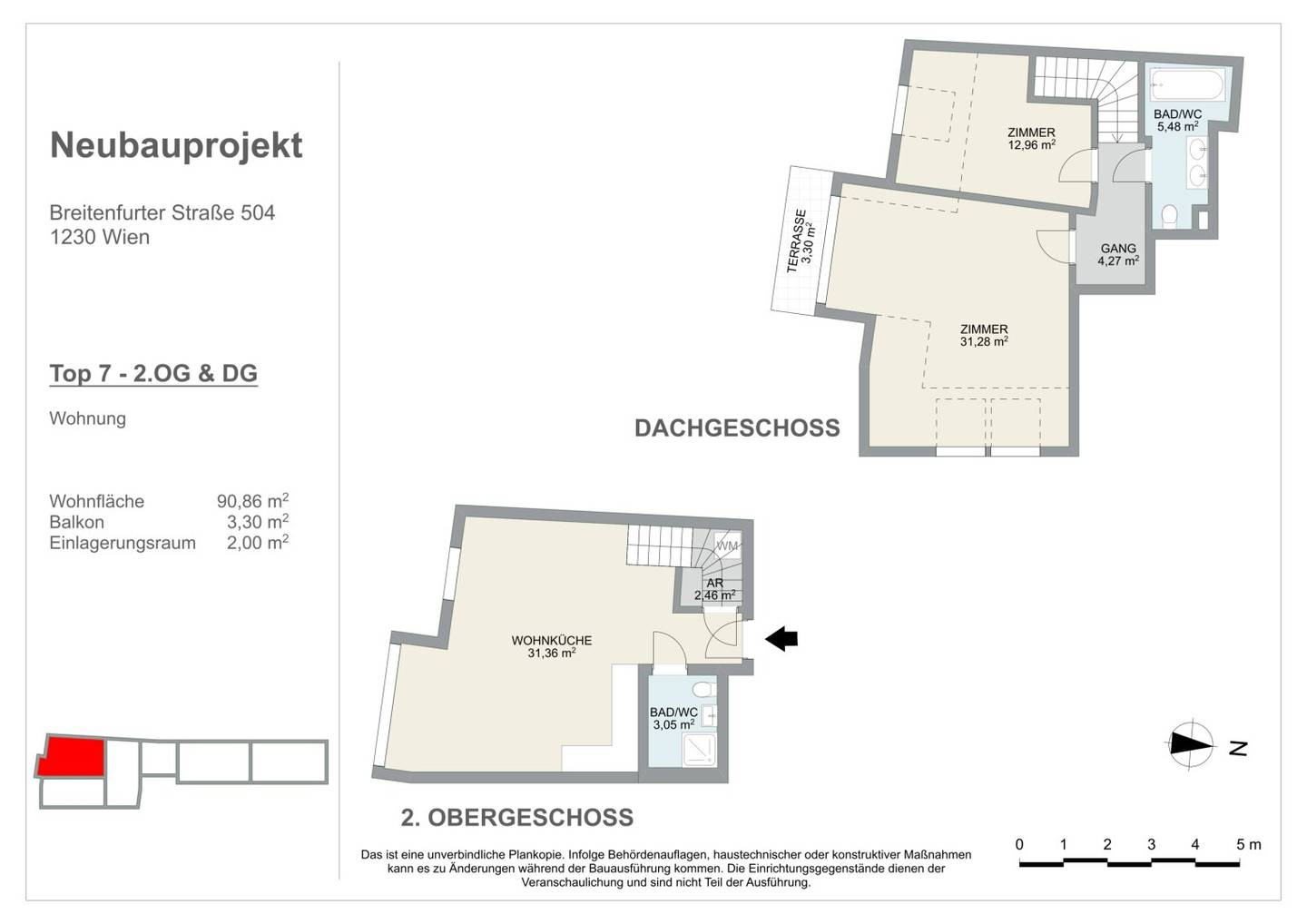 Wohnung Erstbezug Neubau Terrasse