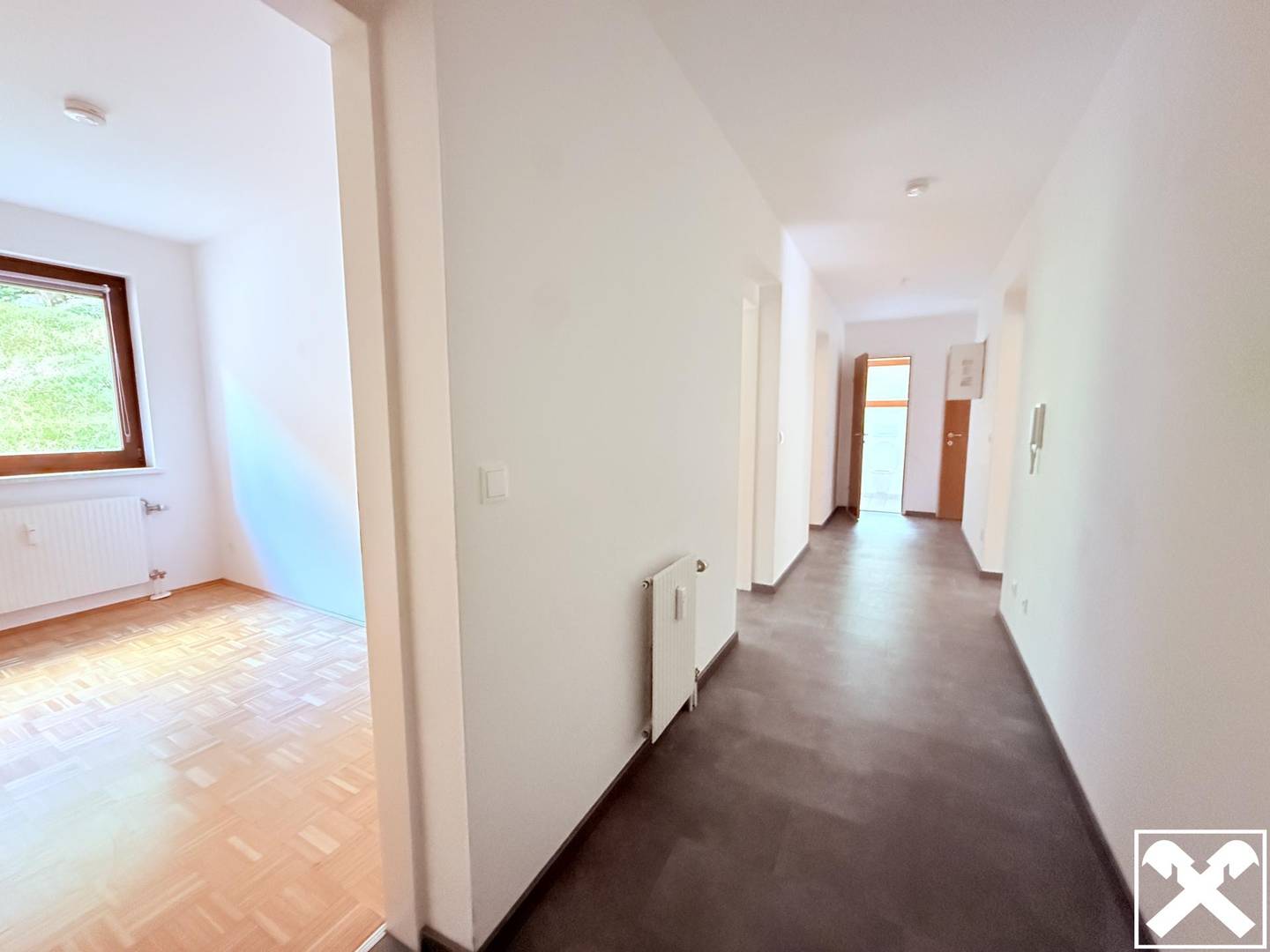 Erdgeschosswohnung mit Balkon und großem Keller