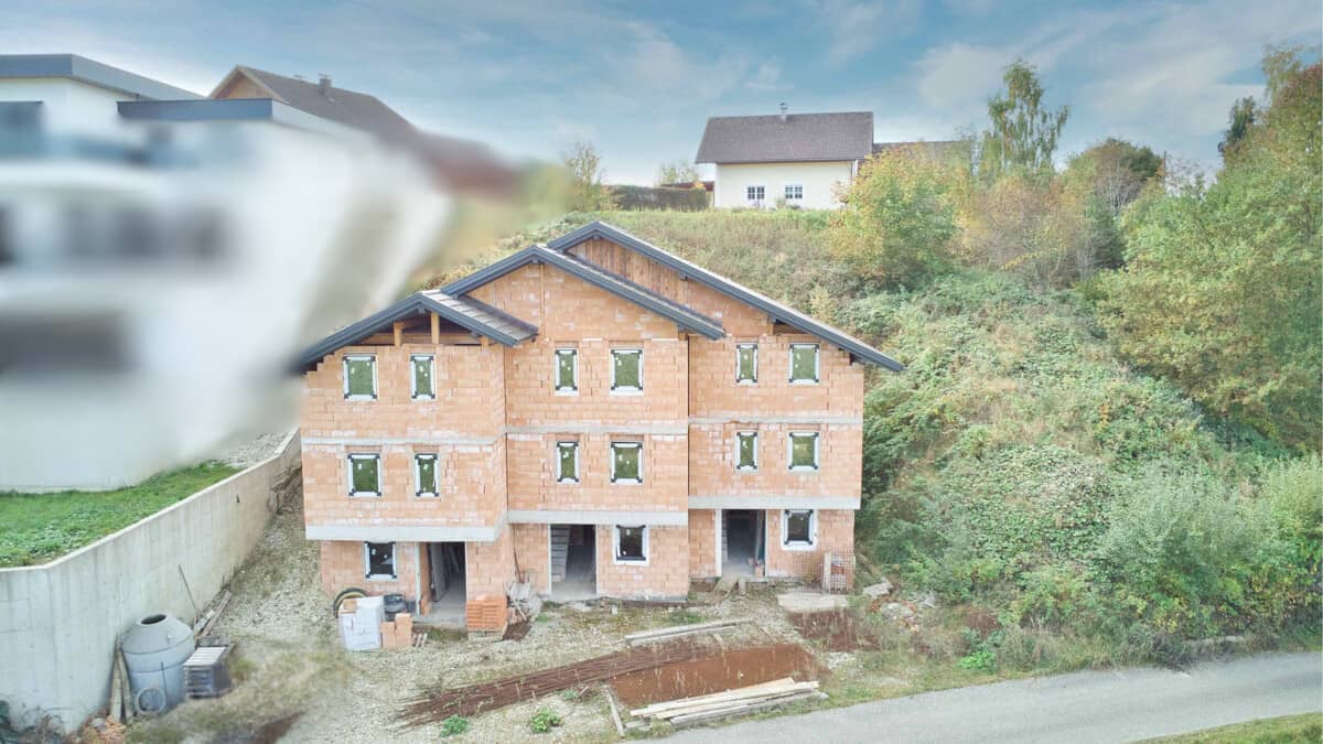 Reihenhaus-Projekt in Pischelsdorf bei Mattighofen!!
 Rohbau bereits fertig!