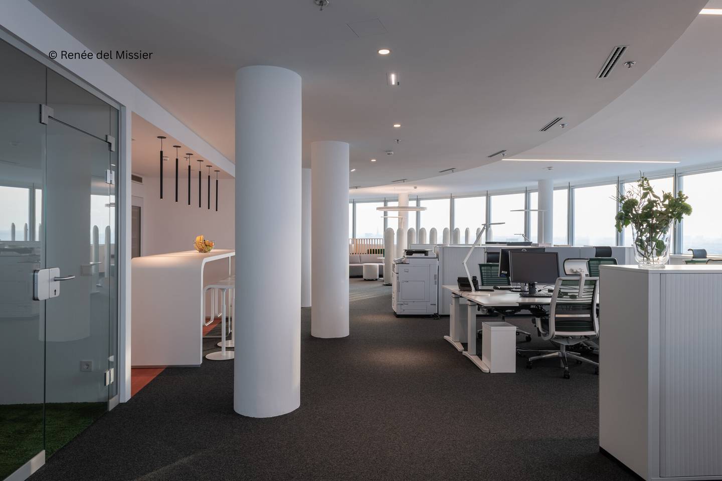 Moderne Büroflächen im Millennium Tower, 1200 Wien zu mieten