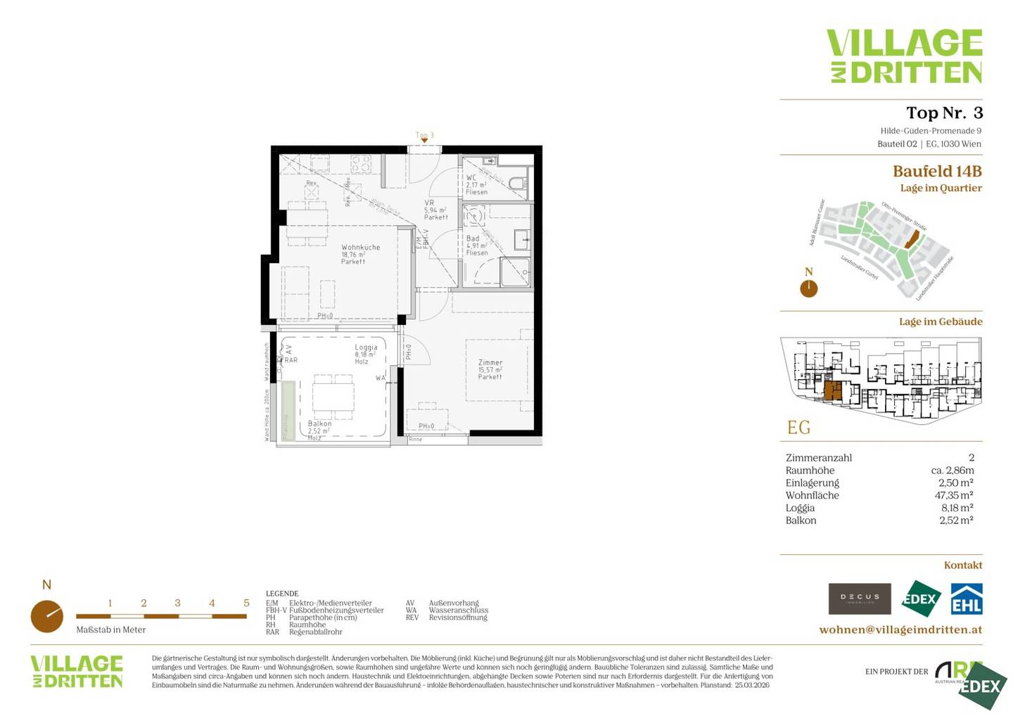 VILLAGE IM DRITTEN | Ideal investor apartment with loggia