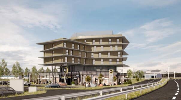 LARGE-SCALE GASTRONOMY/COMMERCIAL SPACE, first property at the access to Industriezentrum NÖ Süd, 472 m²