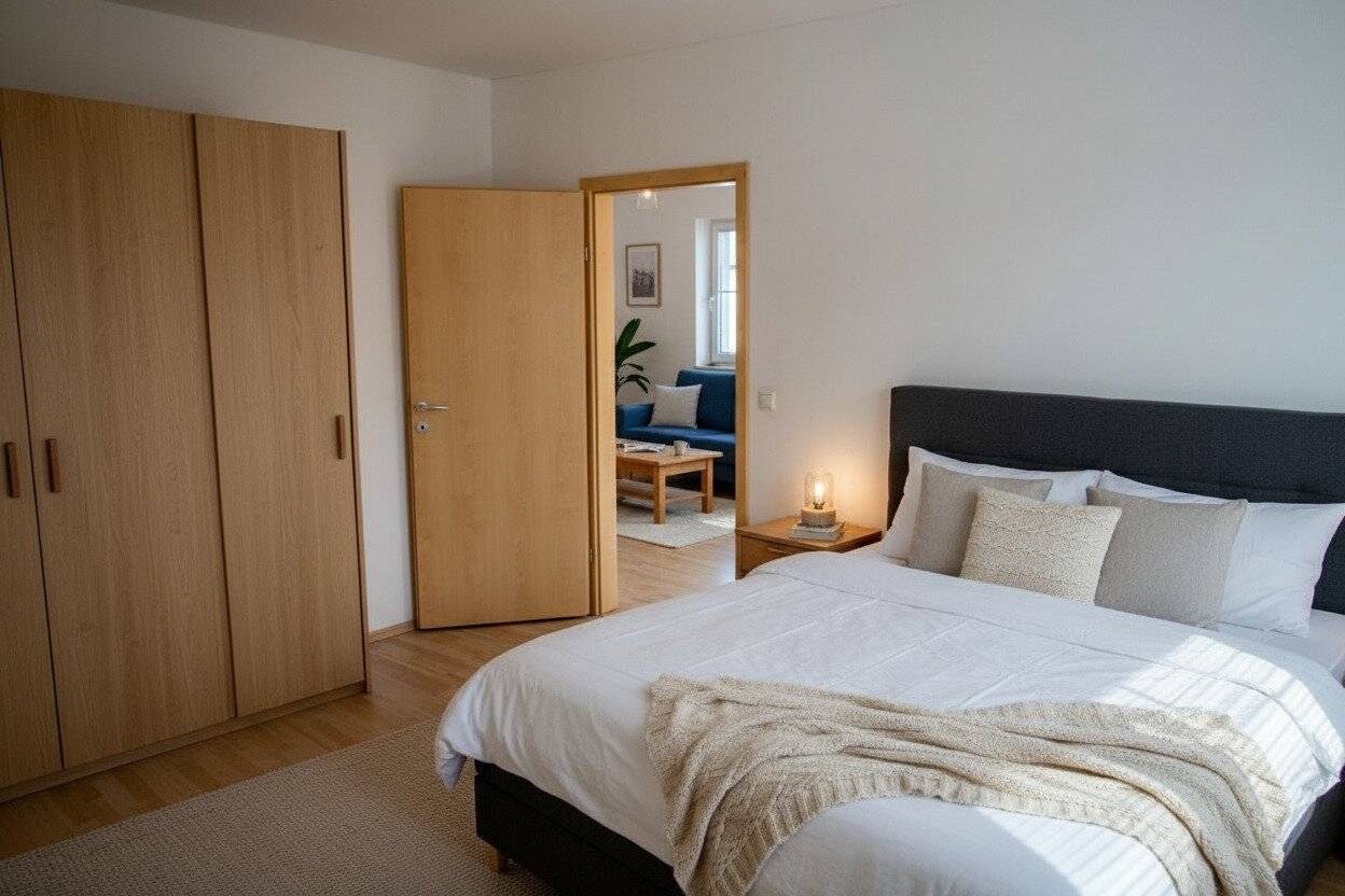 Wohnung nahe S2 Parkplatz Fußbodenheizung