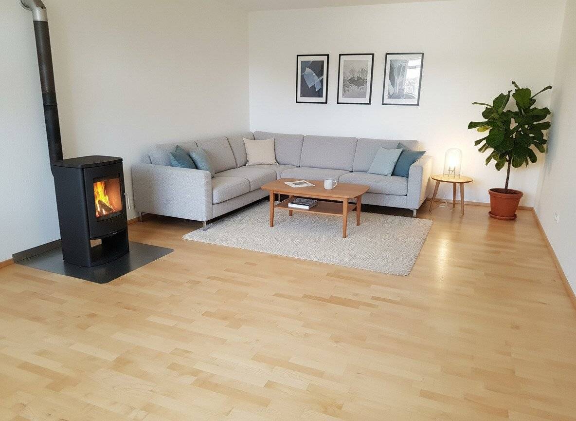 Wohnung mit Gartenmitbenutzung ruhiger Lage