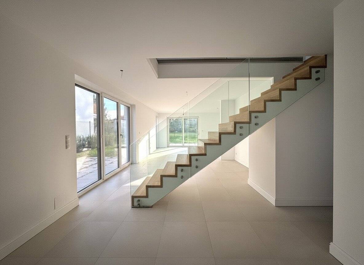 Moderne Doppelhaushälfte in Steinabrückl: Erstbezug mit Garten, Balkon und Terrassen!
